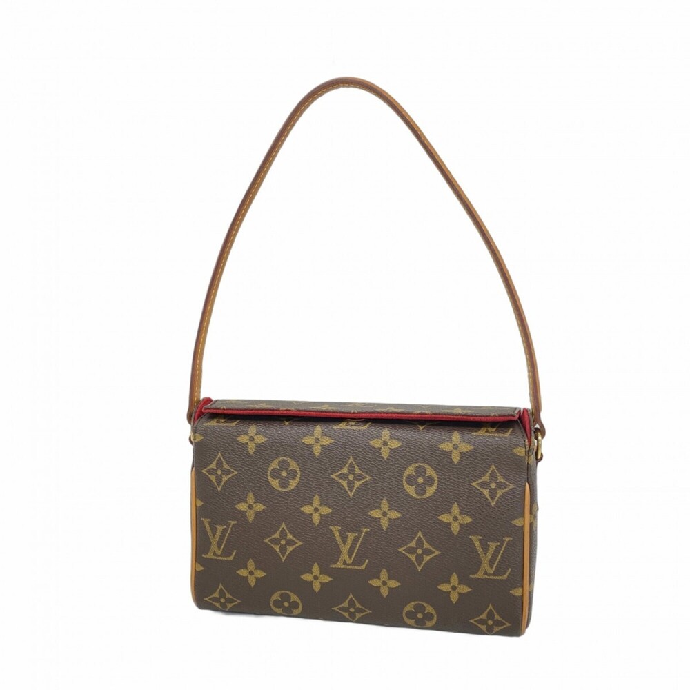 Louis Vuitton Monogram Recital Handbag M51900 Brown Women's